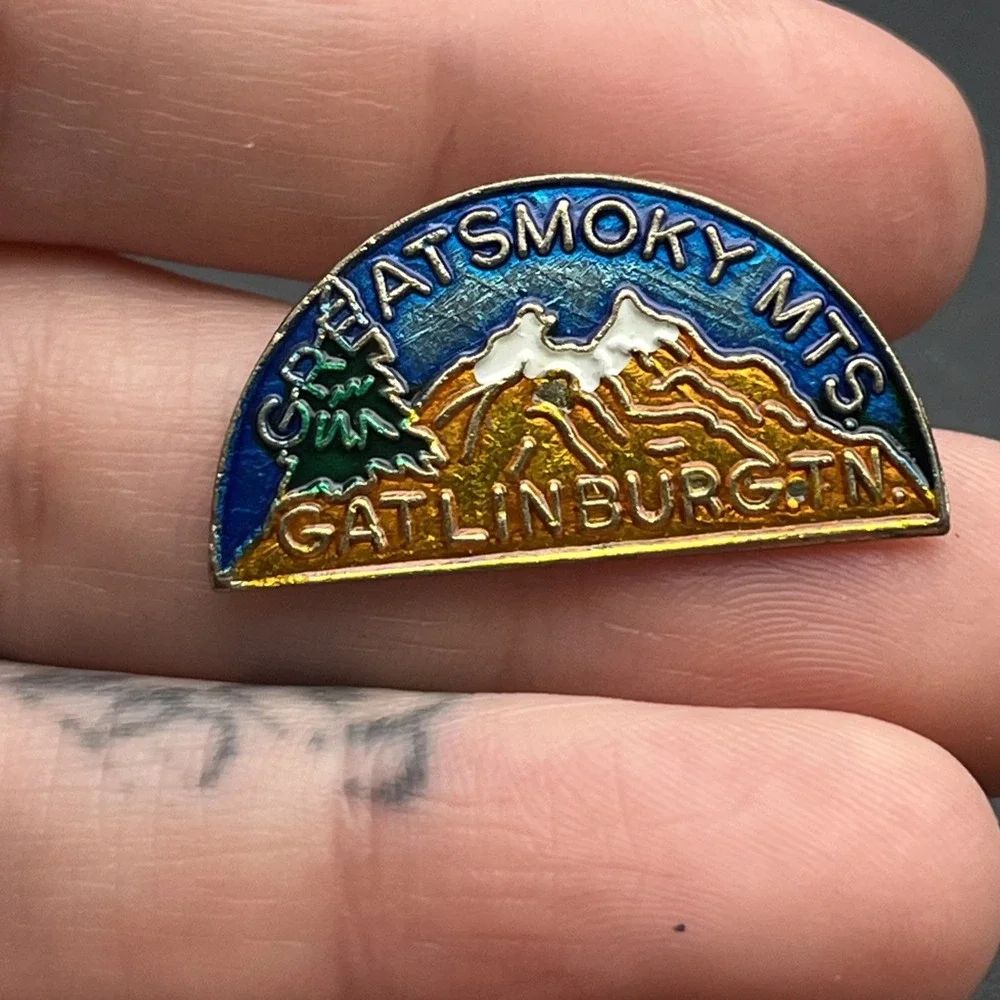 Great Smoky Mountains National Park Gatlinburg Tennessee Lapel‎ Hat Pin